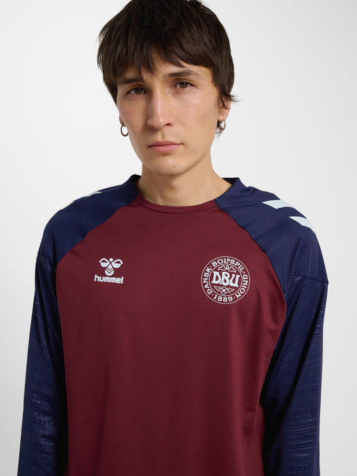 DBU 26 PRO TR CREW SWEAT, WINDSOR WINE/PEACOAT, model