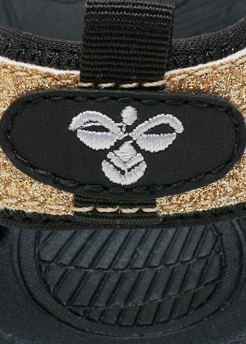 SANDAL SPORT GLITTER JR, GOLD, packshot