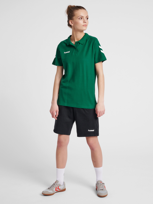 HMLGO COTTON POLO WO, EVERGREEN, model