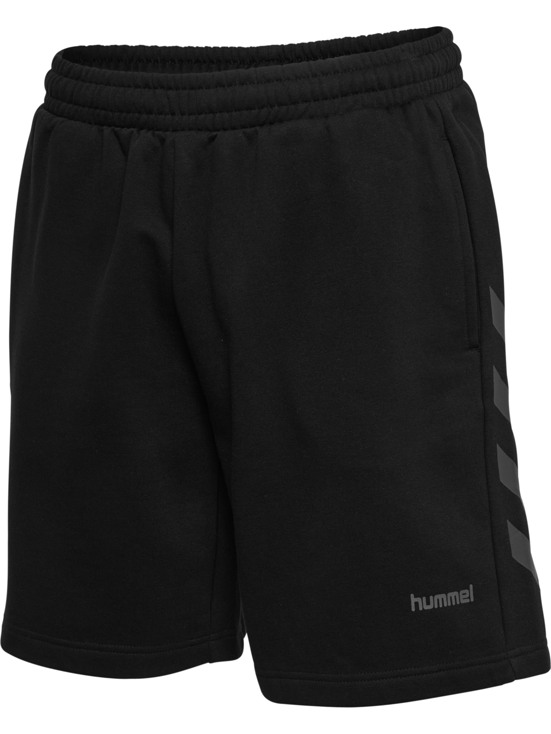 hmlKEEPER CHEVRON SHORTS, BLACK, packshot