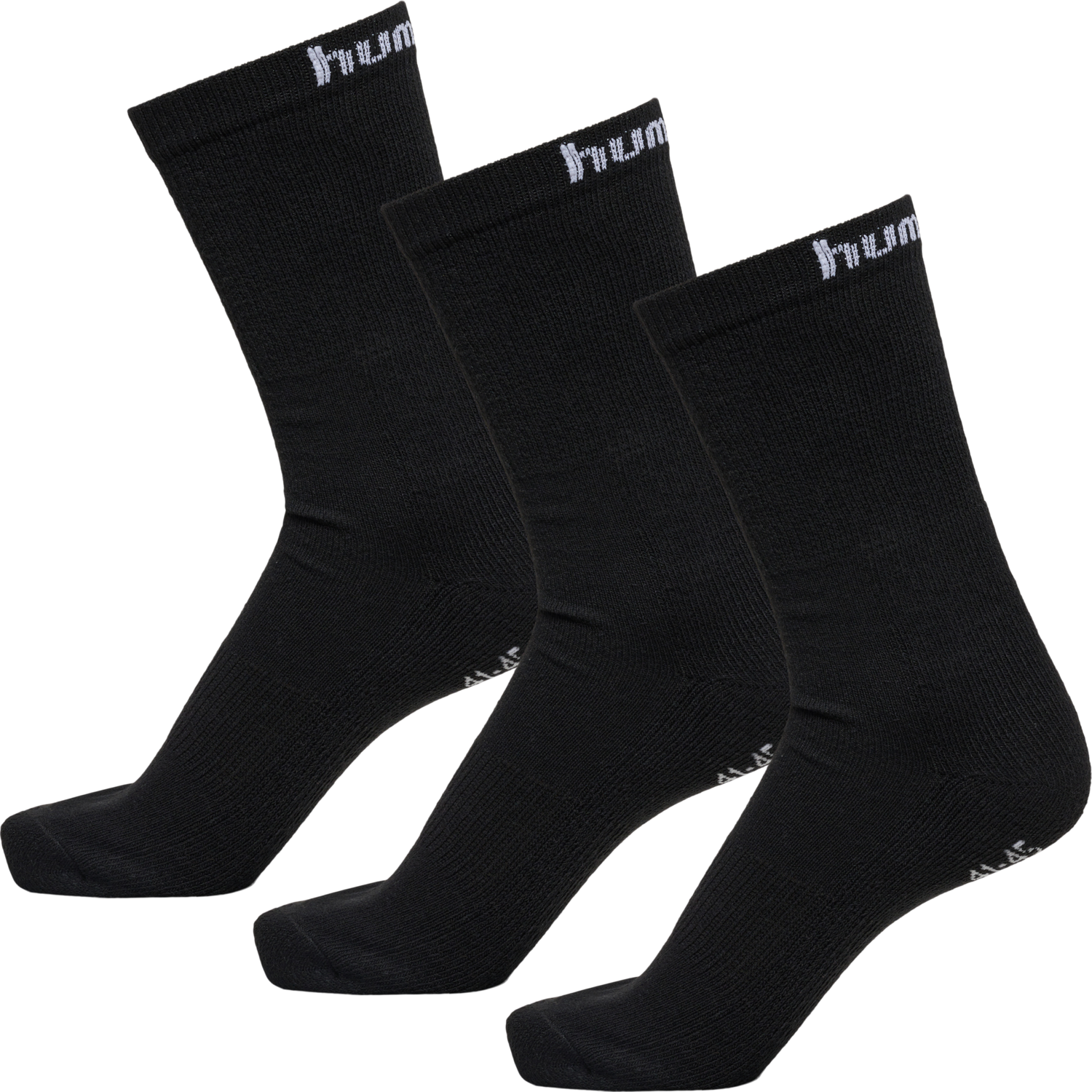 hmlMOVER 3-PACK SOCKS, BLACK, packshot