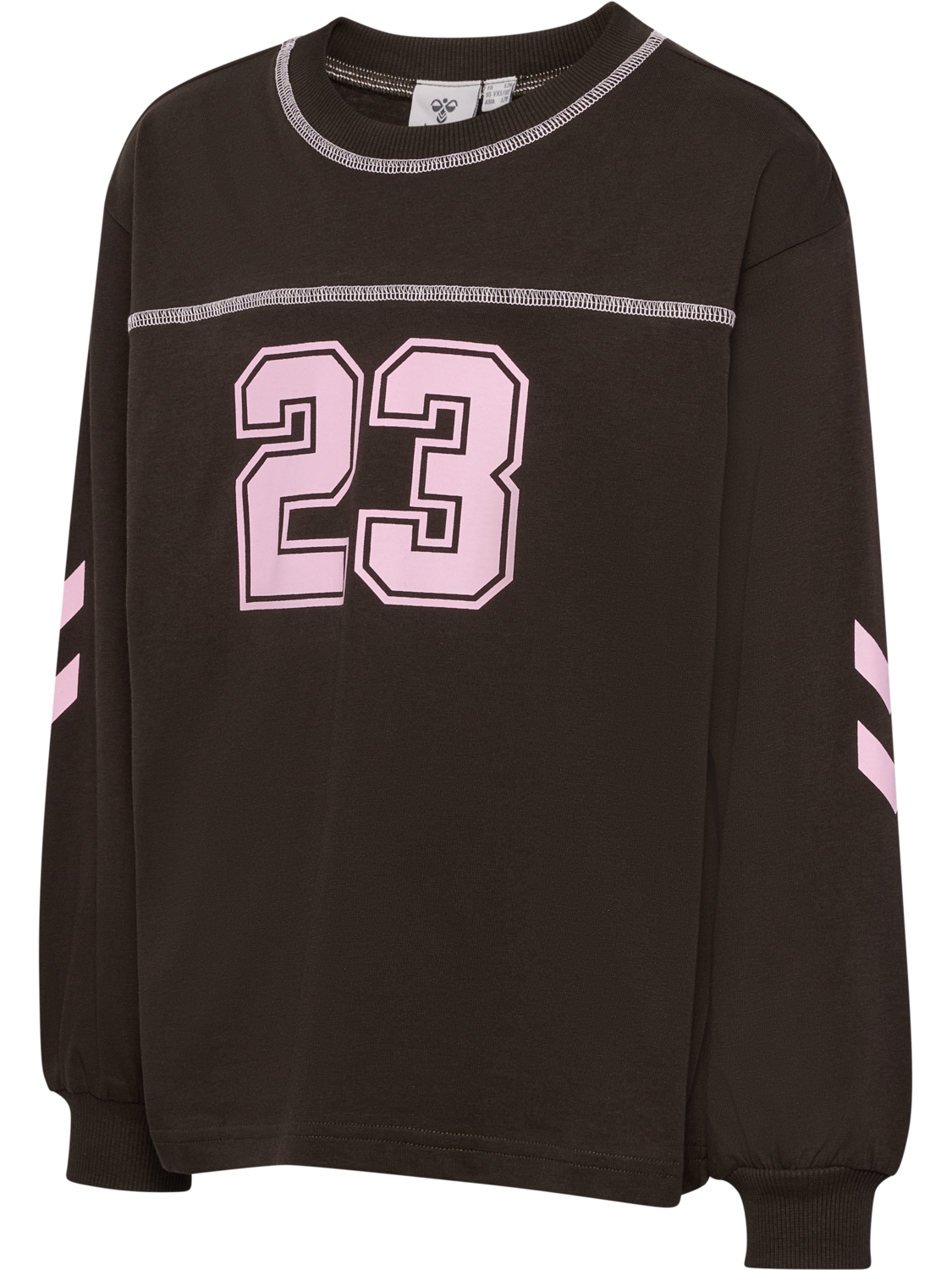 hmlTIMMI BOXY T-SHIRT L/S, TURKISH COFFEE, packshot