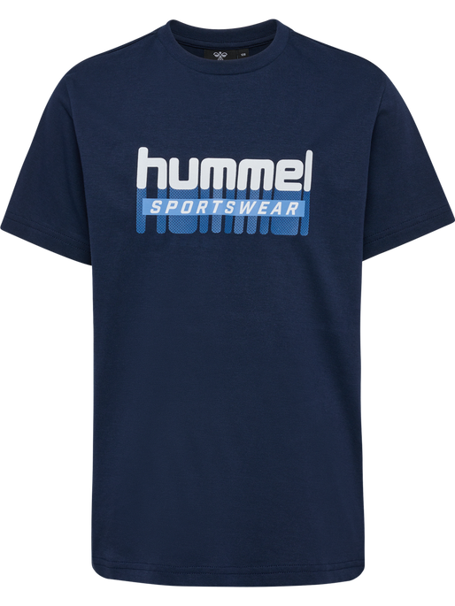hmlTUKAS T-SHIRT S/S, BLACK IRIS 2 hmlTUKAS T-SHIRT S/S, BLACK IRIS 2, packshot