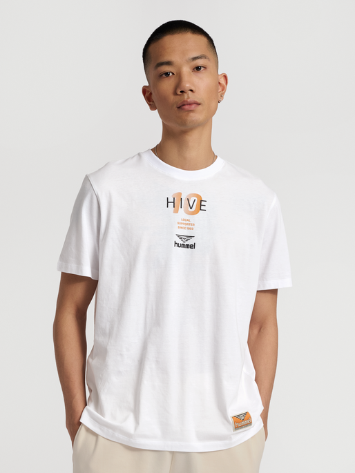 hmlHIVE AIDEN T-SHIRT, 9001, model