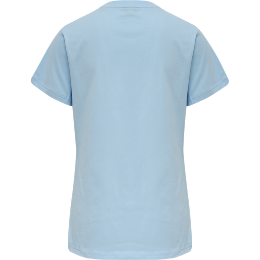 hmlRED BASIC T-SHIRT S/S WOMAN, BLUE BELL, packshot