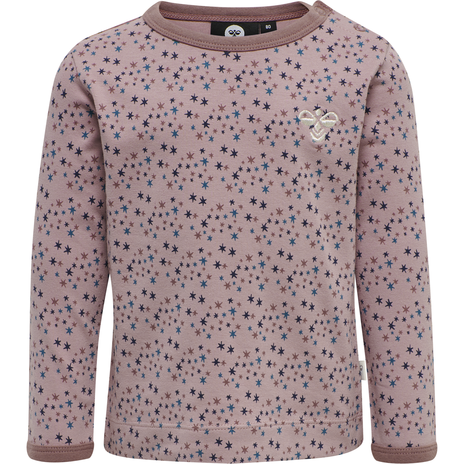 hmlSTAR T-SHIRT L/S, WOODROSE, packshot