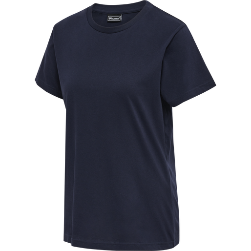 hmlRED BASIC T-SHIRT S/S WOMAN, MARINE, packshot