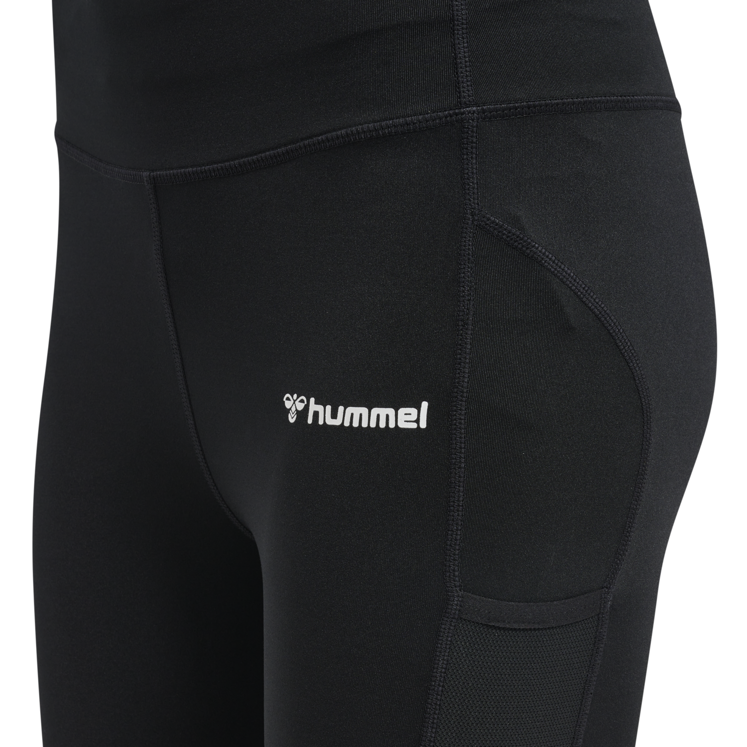 hmlMT CHIPO MID WAIST TIGHTS, BLACK, packshot