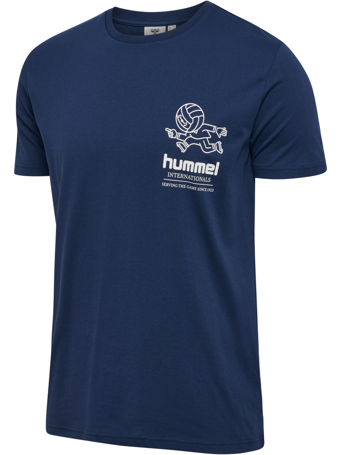 hmlPULSE GRAPHIC T-SHIRT S/S, DRESS BLUES, packshot