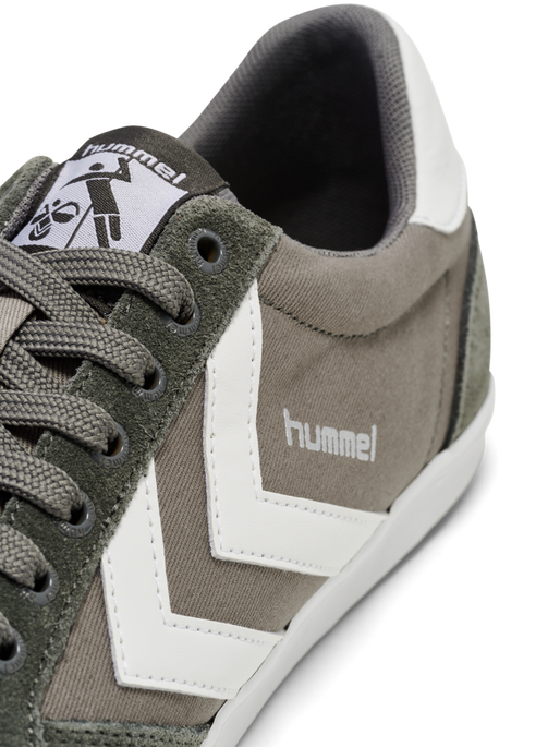 HUMMEL SLIMMER STADIL LOW, CASTLE ROCK/WHITE KH, packshot
