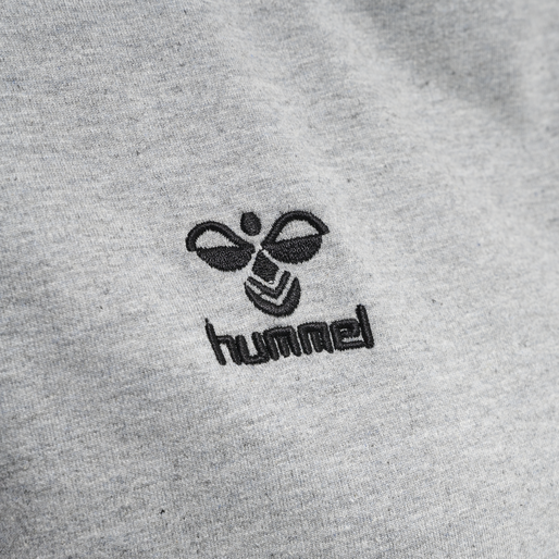 hmlMOVE GRID COTTON SWEATSHIRT WOMA, GREY MELANGE, packshot