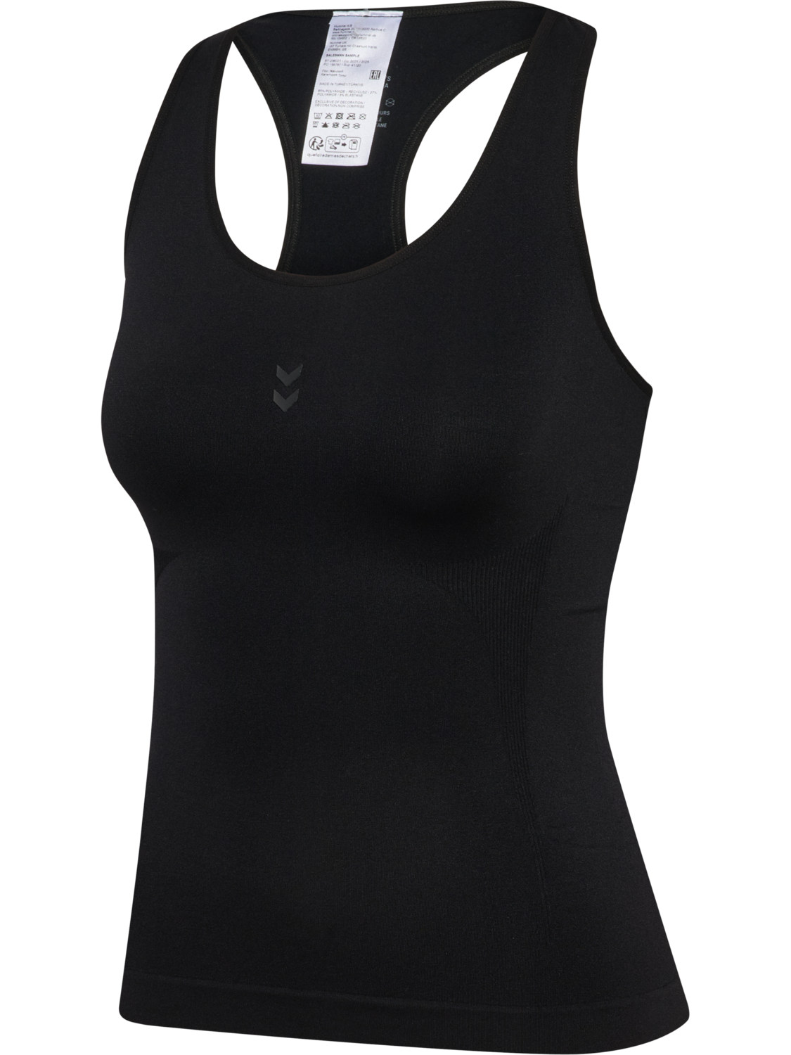 hmlFLOW TANKTOP, BLACK, packshot