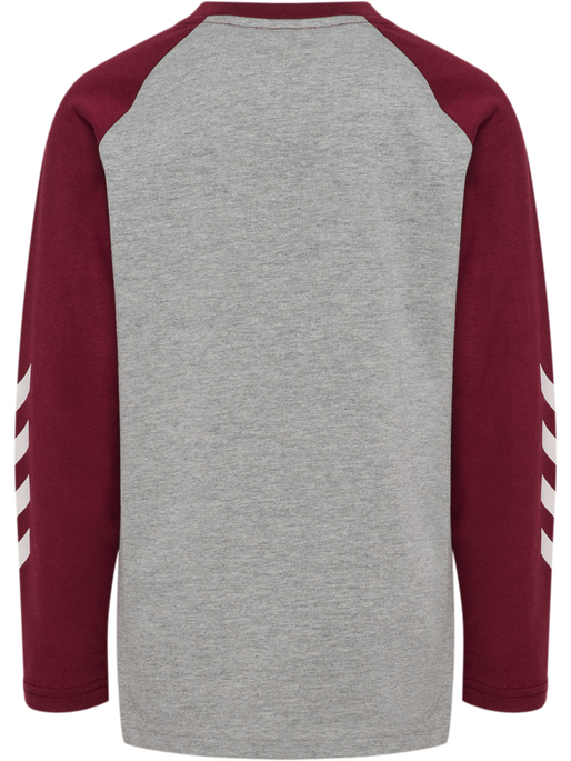 hmlJR LOGO T-SHIRT L/S, CHOCOLATE TRUFFLE, packshot