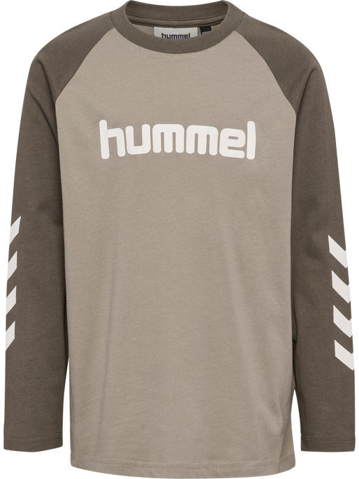 hmlJR LOGO T-SHIRT L/S, DARK NIGHT, packshot