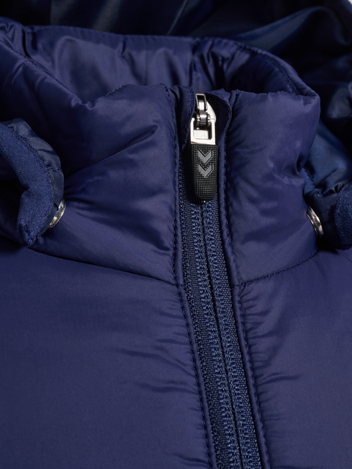 hmlGO QUILTED HOOD JACKET KIDS, MARINE, packshot