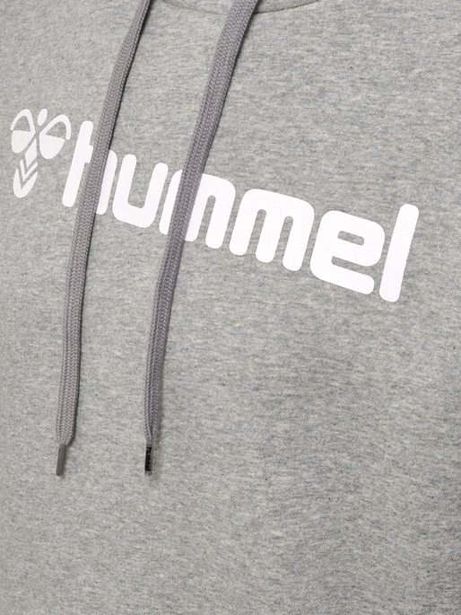 hmlMOVER COTTON HOODIE, GREY MELANGE hmlMOVER COTTON HOODIE, GREY MELANGE, packshot
