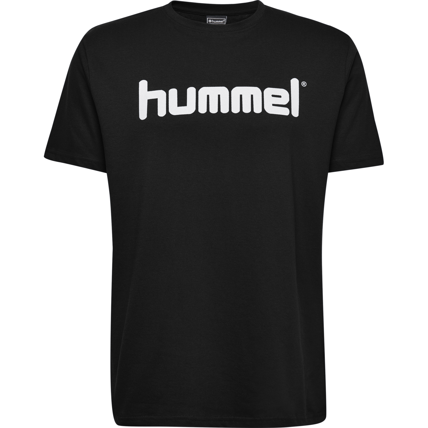 HMLGO KIDS COTTON LOGO T-SHIRT S/S, BLACK, packshot