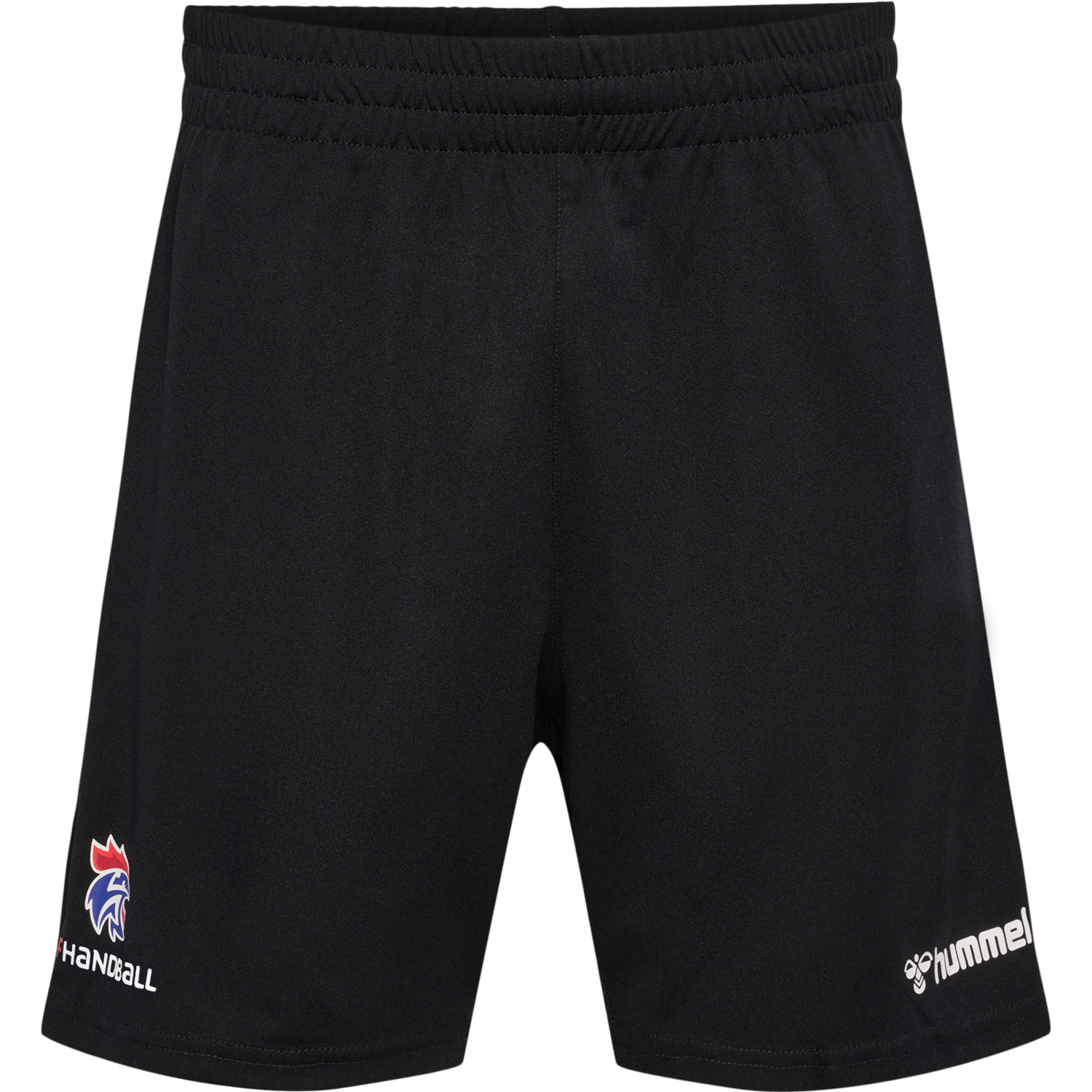 FFHB REFEREE POLY SHORTS, BLACK W/LOGO, packshot