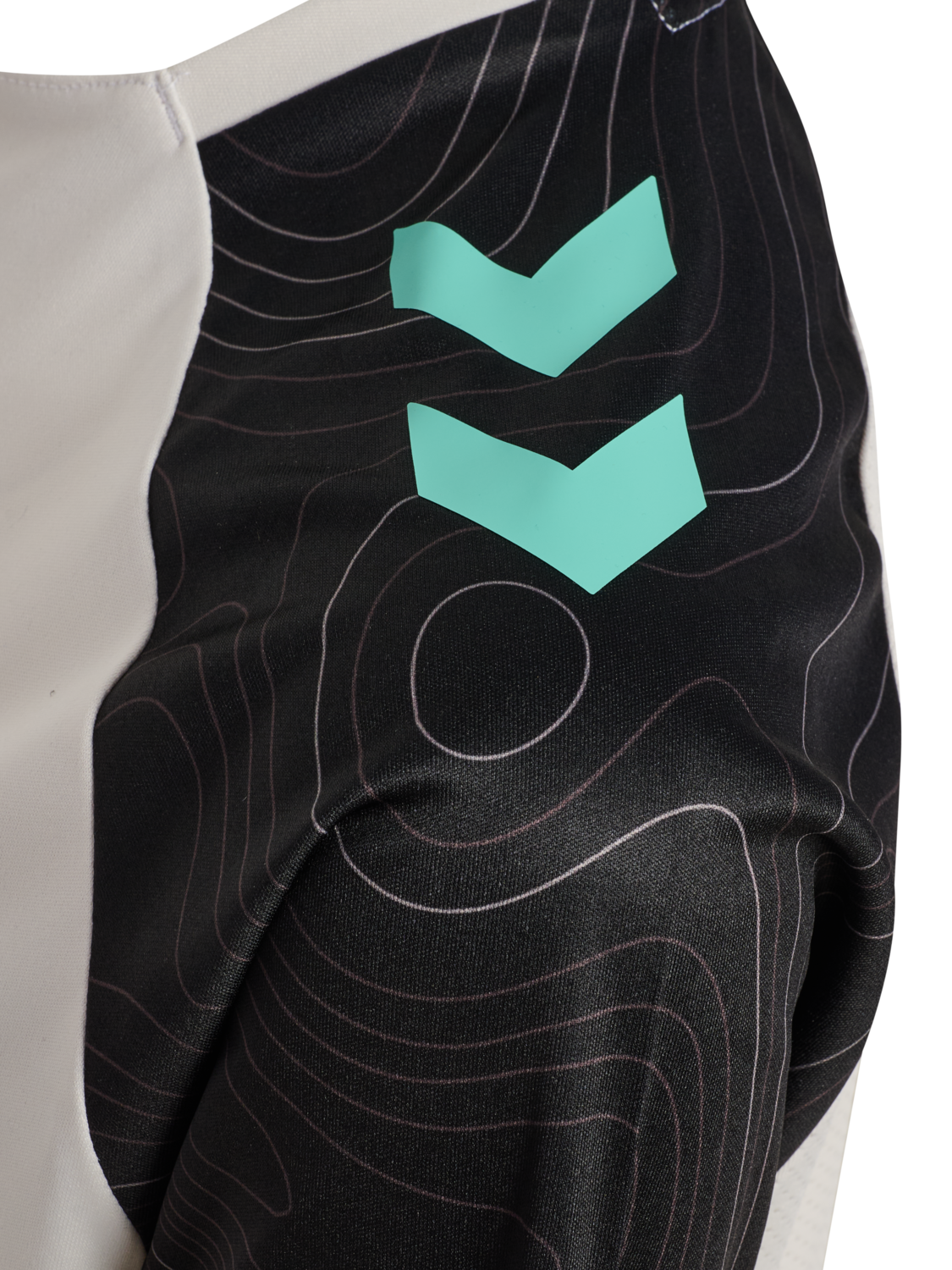 hmlBLAZE 2.0 TRAINING JERSEY KIDS, VAPOROUS GRAY/POOL BLUE, packshot