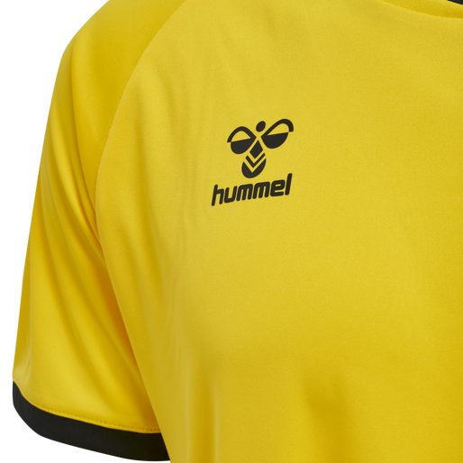 hmlCORE VOLLEY TEE, BLAZING YELLOW hmlCORE VOLLEY TEE, BLAZING YELLOW, packshot