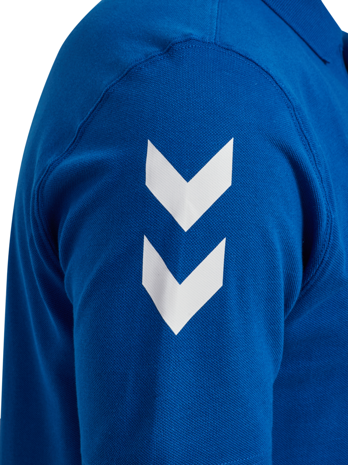 hmlGO 2.0 CHEVRON  POLO, TRUE BLUE, packshot