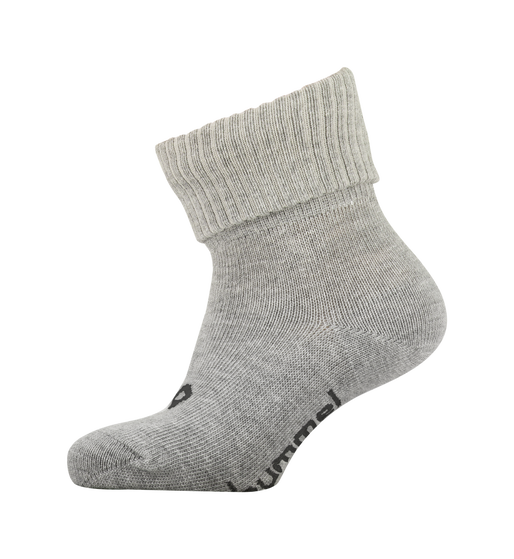 HMLSORA WOOL SOCKS, GREY MELANGE, packshot