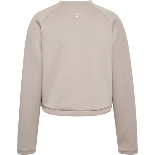 hmlMT KALU SHORT SWEATSHIRT, CHATEAU GRAY hmlMT KALU SHORT SWEATSHIRT, CHATEAU GRAY, packshot