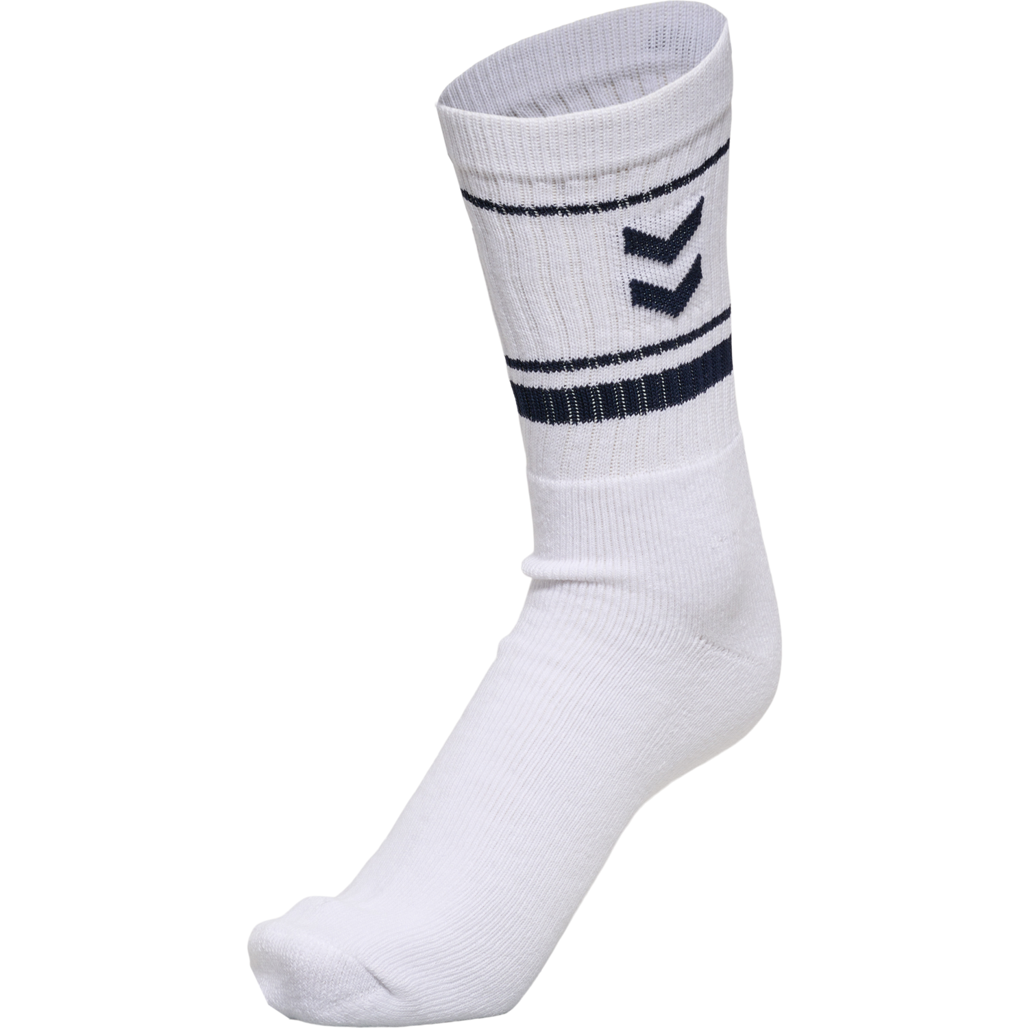hmlSTRIPE CREW 3-PACK SOCKS, MARINE, packshot
