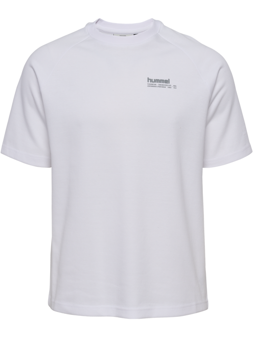 hmlTECH LOOSE T-SHIRT, WHITE, packshot