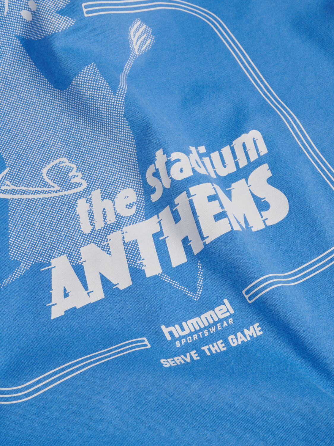 hmlJR LOOSE T-SHIRT S/S STADIUM, LICHEN BLUE, packshot