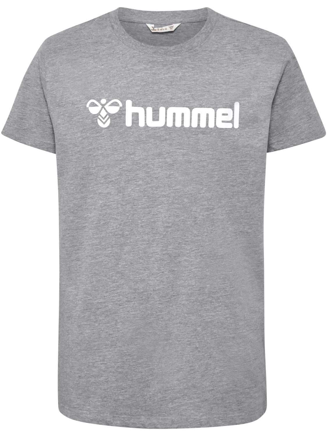 hmlGO 2.0 LOGO T-SHIRT S/S KIDS, GREY MELANGE, packshot