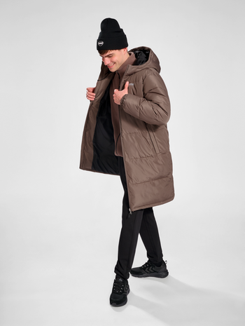 hmlLGC ROBERT LONG PUFF COAT, IRON, model