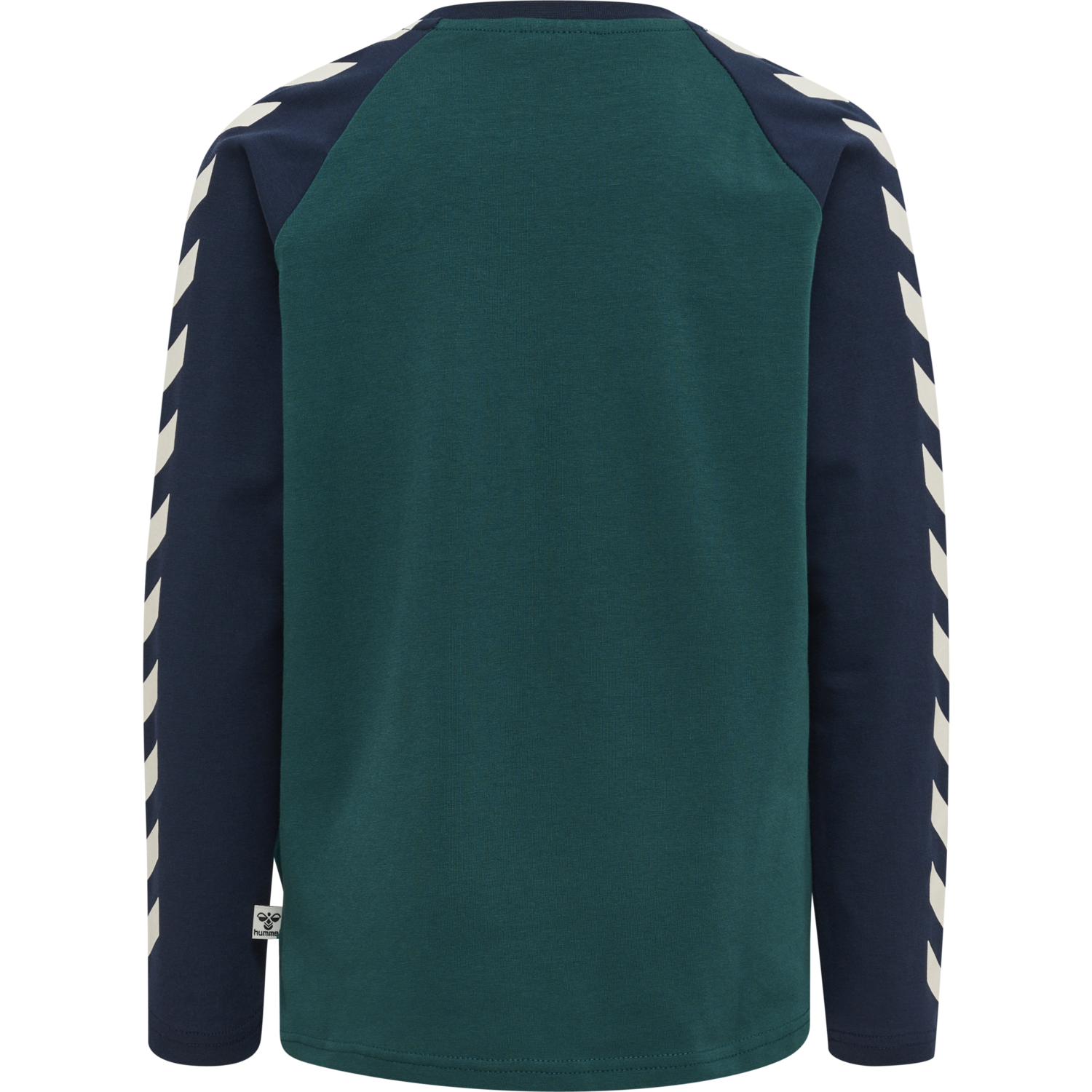 hmlBOYS T-SHIRT L/S, DEEP TEAL, packshot