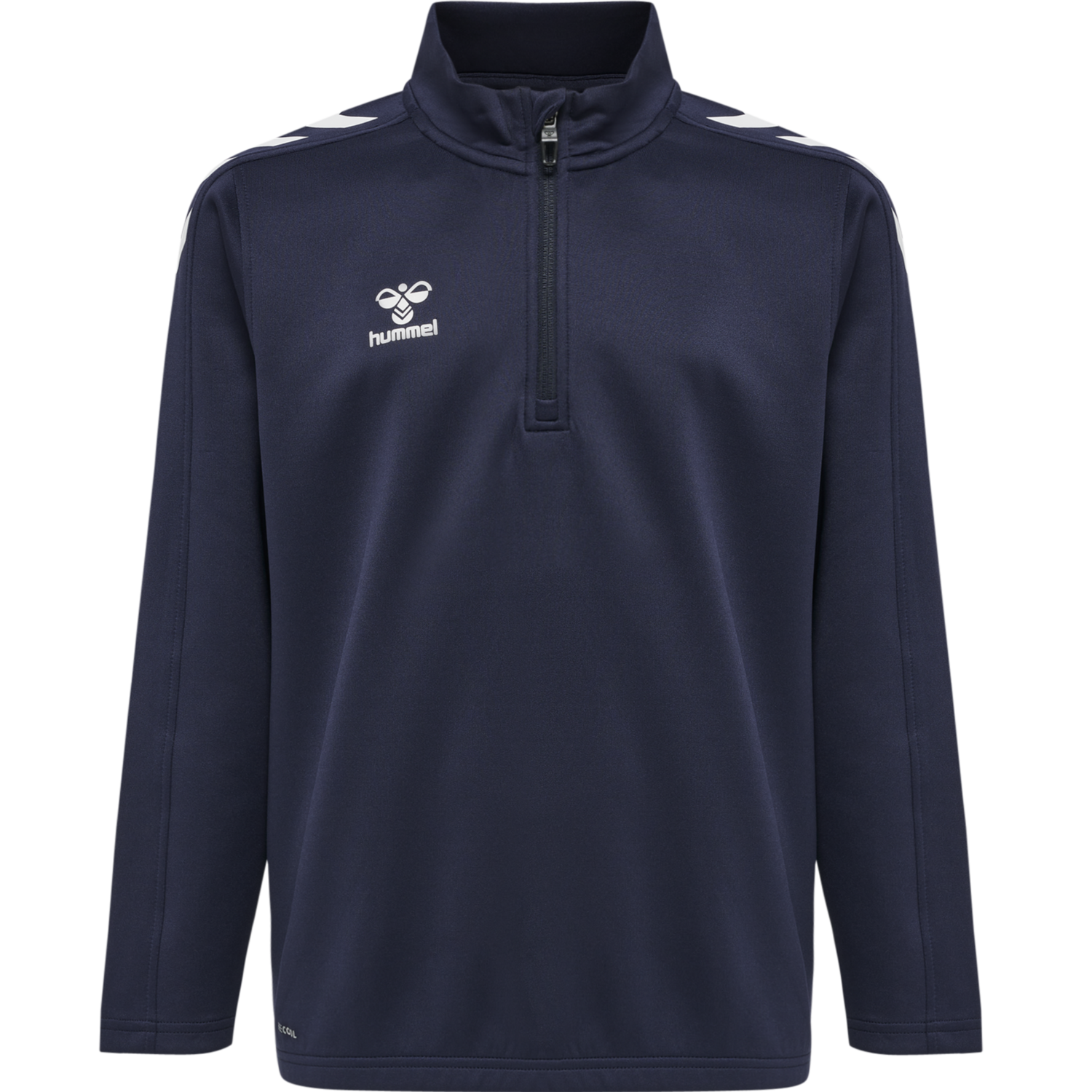 hmlCORE XK HALF ZIP POLY SWEAT KIDS, MARINE, packshot