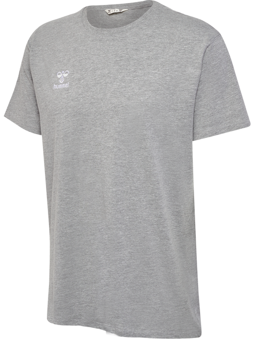 hmlGO 2.0 T-SHIRT S/S, GREY MELANGE, packshot