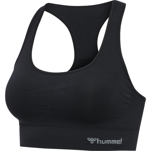hmlTIF SEAMLESS SPORTS TOP, BLACK hmlTIF SEAMLESS SPORTS TOP, BLACK, packshot