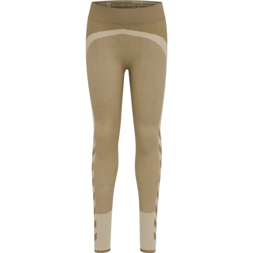 hmlSPIN SEAMLESS TIGHTS, SIMPLY TAUPE hmlSPIN SEAMLESS TIGHTS, SIMPLY TAUPE, packshot
