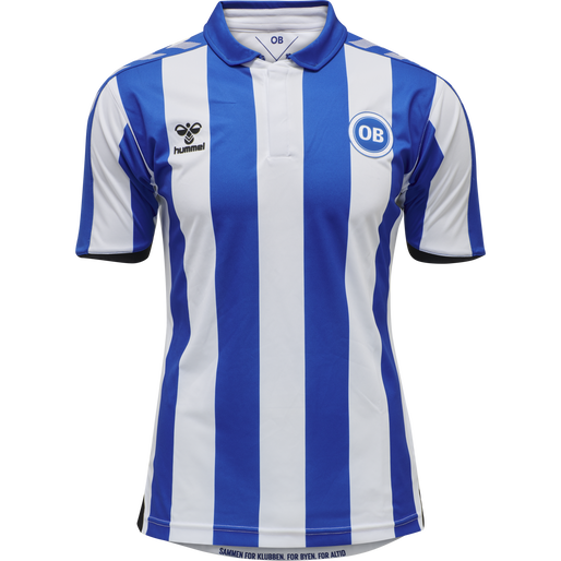 OB 20/21 HOME JERSEY S/S _KIDS, WHITE/LAPIS BLUE UNSPONSORED OB 20/21 HOME JERSEY S/S _KIDS, WHITE/LAPIS BLUE UNSPONSORED, packshot