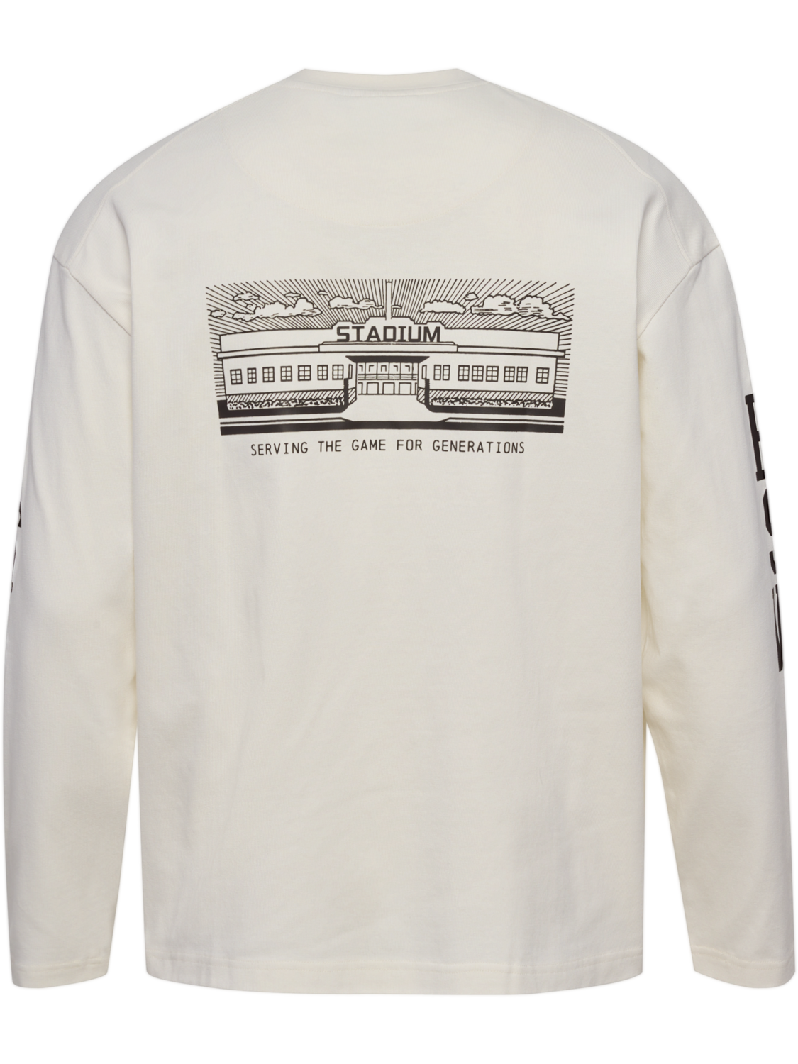 hmlLOOSE T-SHIRT L/S SW STADIUM, TOFU, packshot