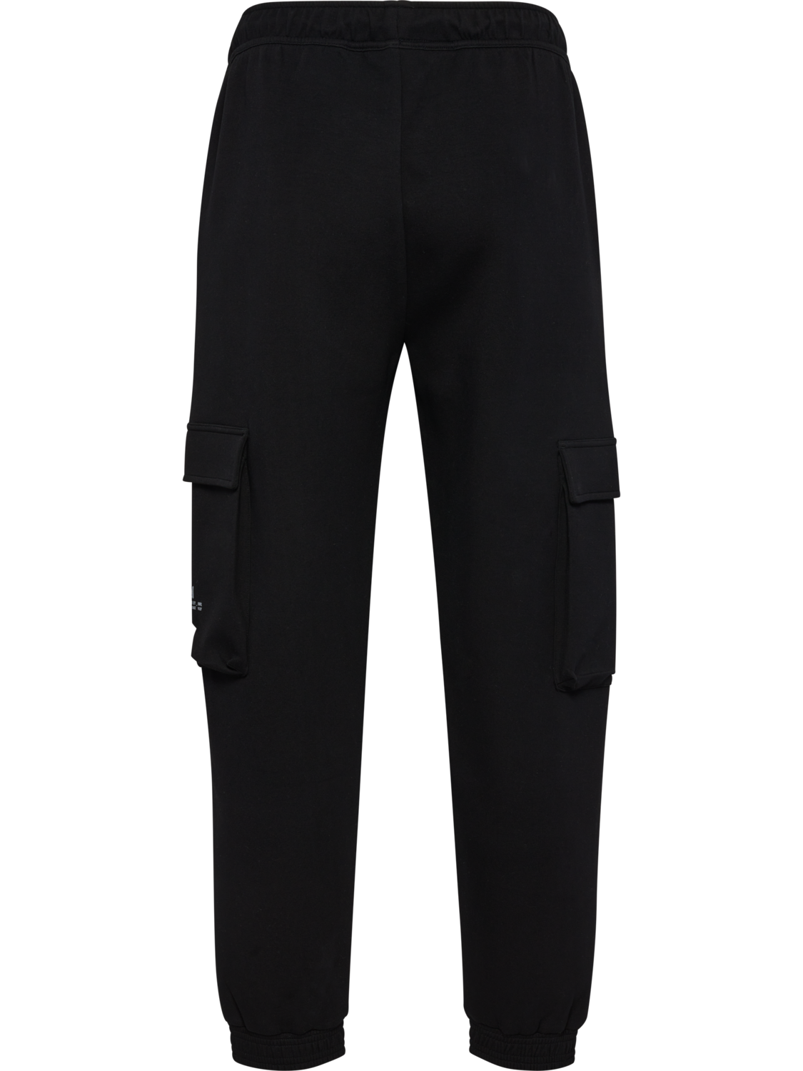hmlTECH FLEECE LOOSE CARGO PANTS, BLACK, packshot