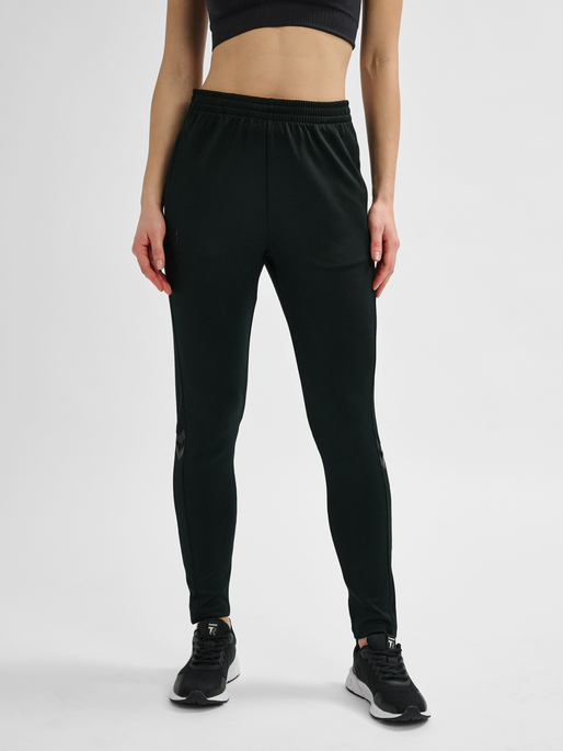 hmlACTIVE PL TRAINING PANTS WOMAN, BLACK, model