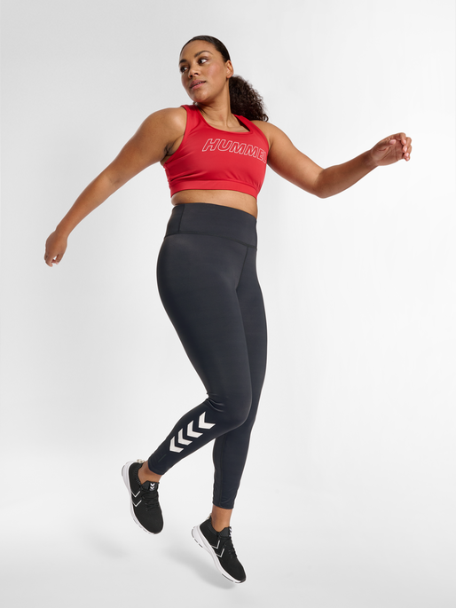 hmlTE CURVY HIGH WAIST TIGHTS PLUS, 1025, model