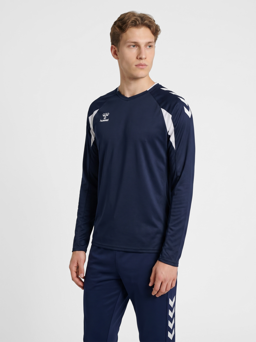 hmlCORE 2.0 JERSEY L/S, MARINE/WHITE, model