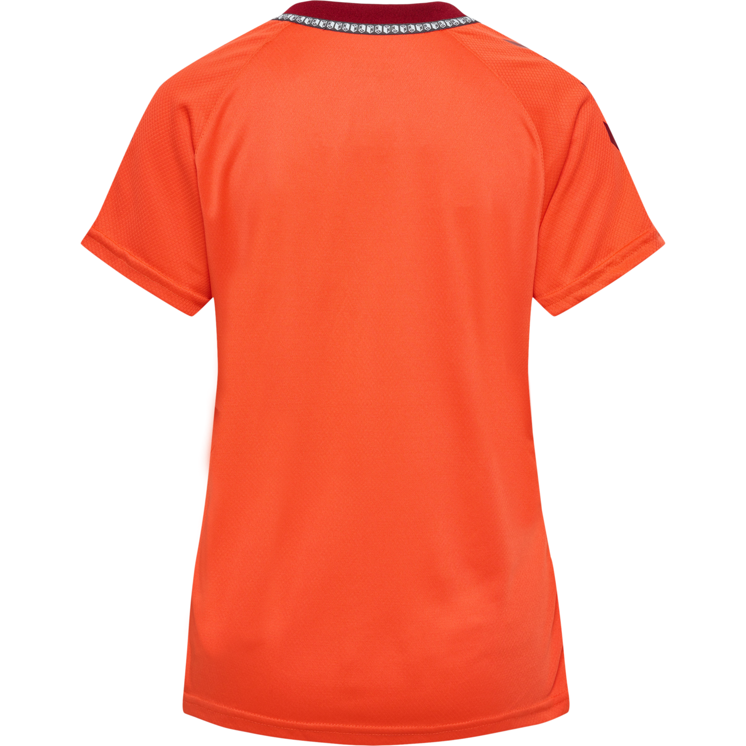 hmlONGRID POLY JERSEY S/S WO, NASTURTIUM/RHUBARB, packshot