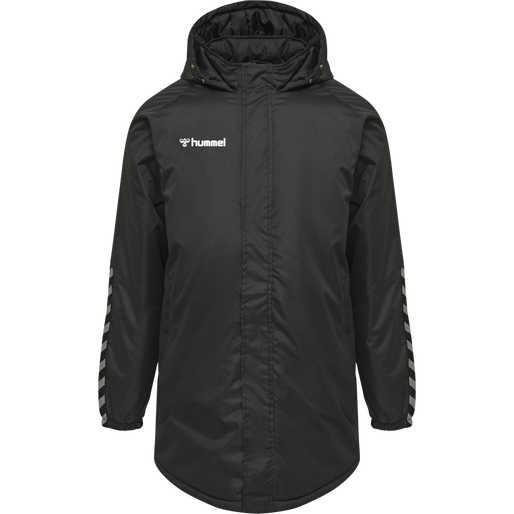 hmlAUTHENTIC BENCH JACKET, BLACK/WHITE, packshot