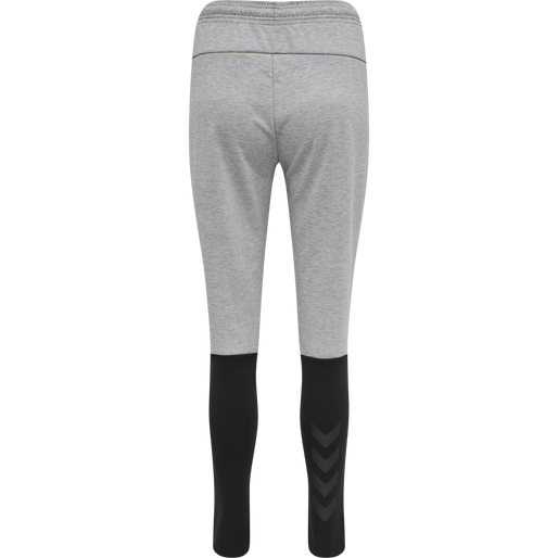 hmlESSI TAPERED PANTS, GREY MELANGE, packshot