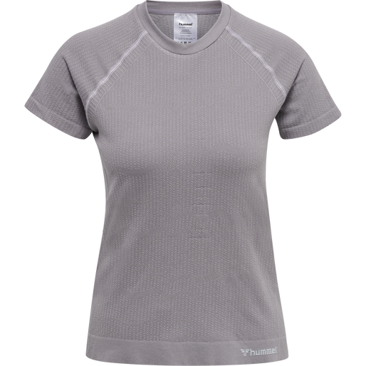 hmlMT FLOW SEAMLESS T-SHIRT, MINIMAL GRAY, packshot