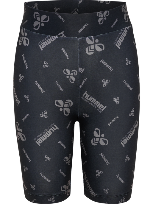 hmlJR GYM SHORT TIGHTS, BLACK/EBONY, packshot