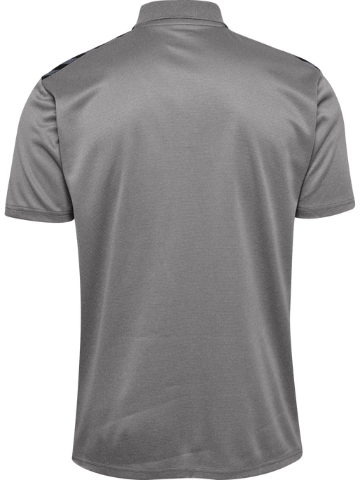 hmlAUTHENTIC FUNCTIONAL POLO, GREY MELANGE, packshot