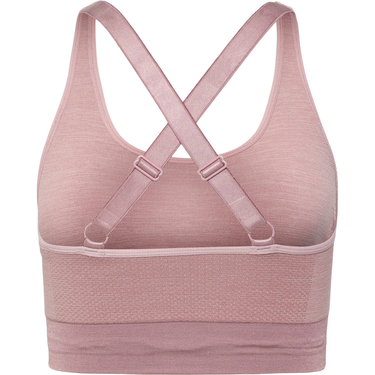 hmlCLEA SEAMLESS  SPORTS TOP, WOODROSE/ROSE TAUPE MELANGE, packshot